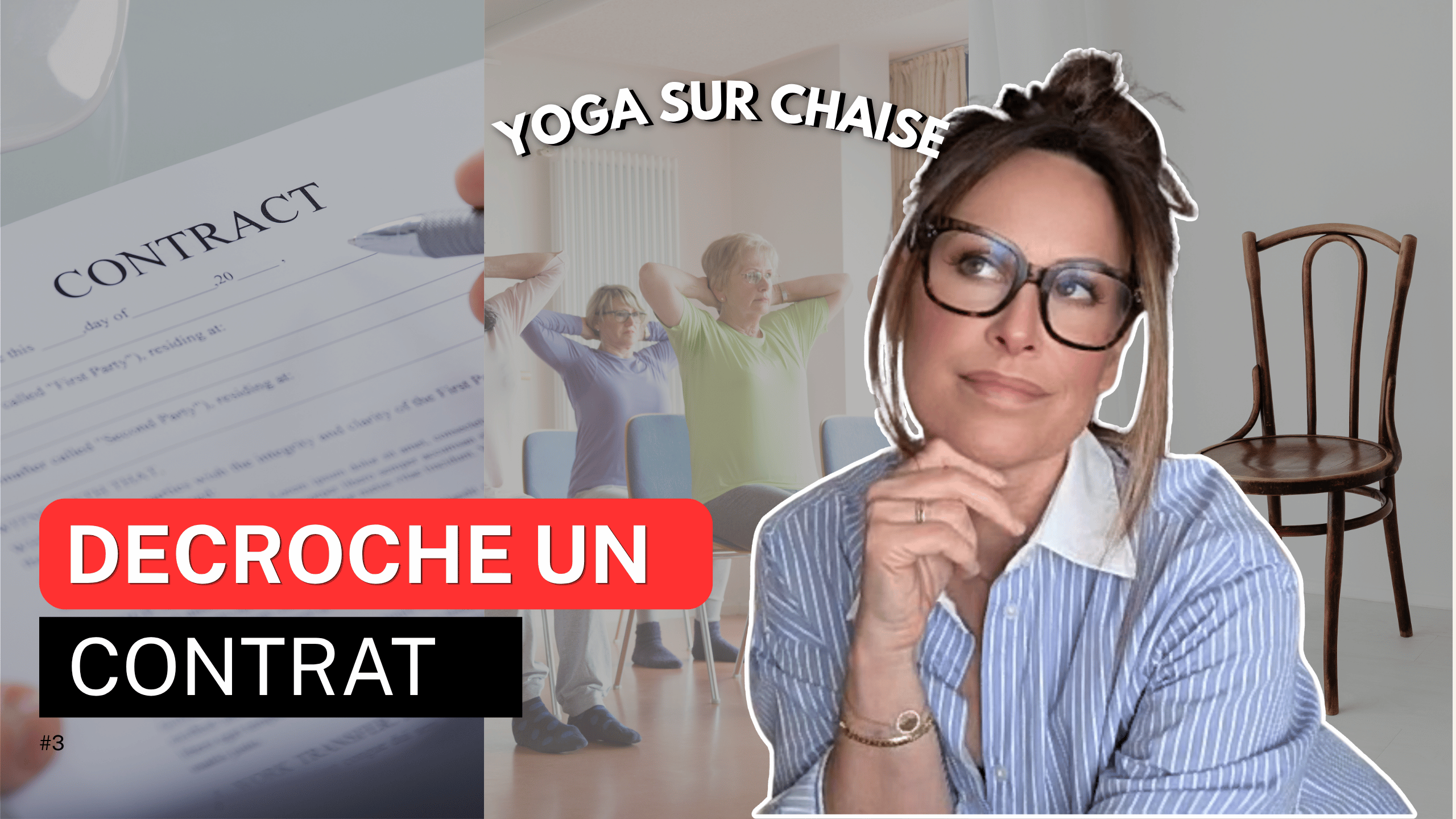 Yoga chaise : décroche un contrat d’1 an dans une multinationale en déjouant toutes les objections